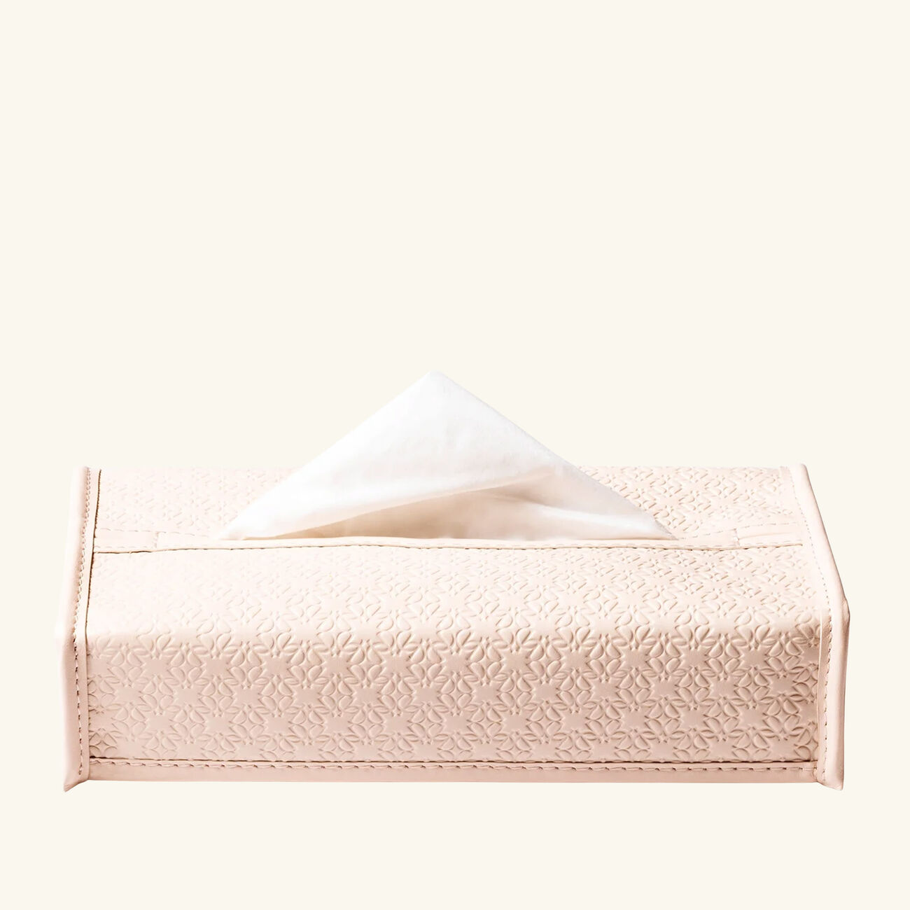 giobagnara elie saab monogram tissue holder torrone beige