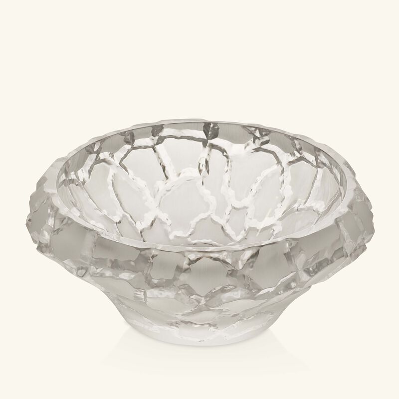 lalique terramineral caldera centerpiece clear