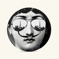 fornasetti tema e variazioni no 373 wall plate
