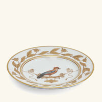 جينوري 1735 طبق الحلويات فوليير جياي دائري باللون الذهبي 22 سم