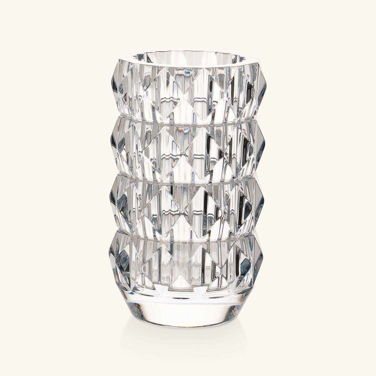 baccarat louxor vase round medium clear