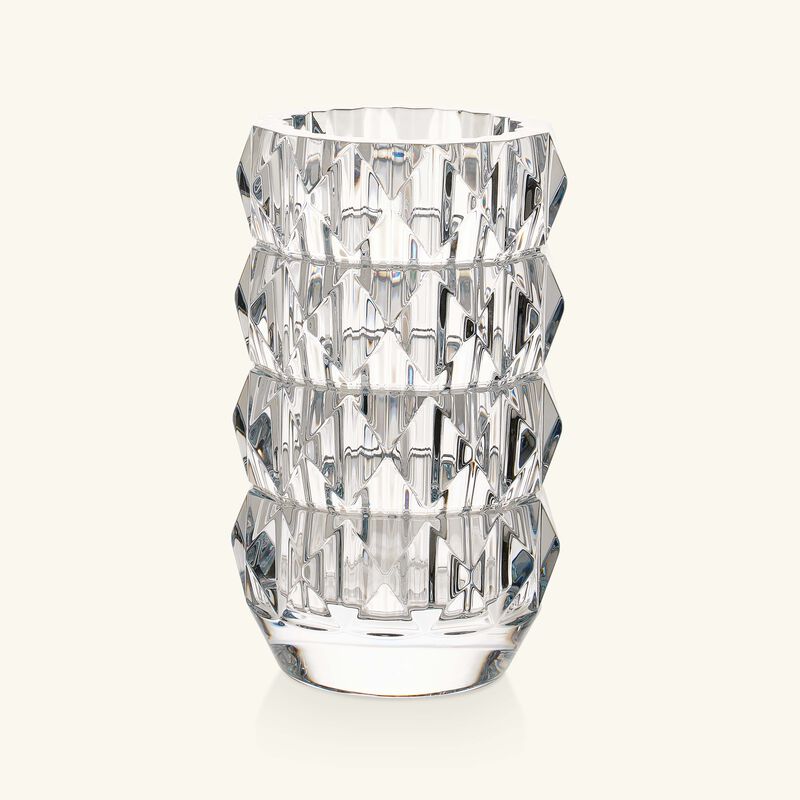 baccarat louxor vase round medium clear