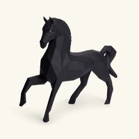 Horse Sculpture Large Black lladro horse sculpture large black