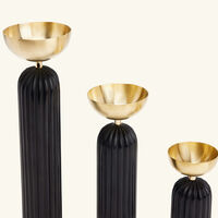 ira udaipur aadya diya tea light holder set black
