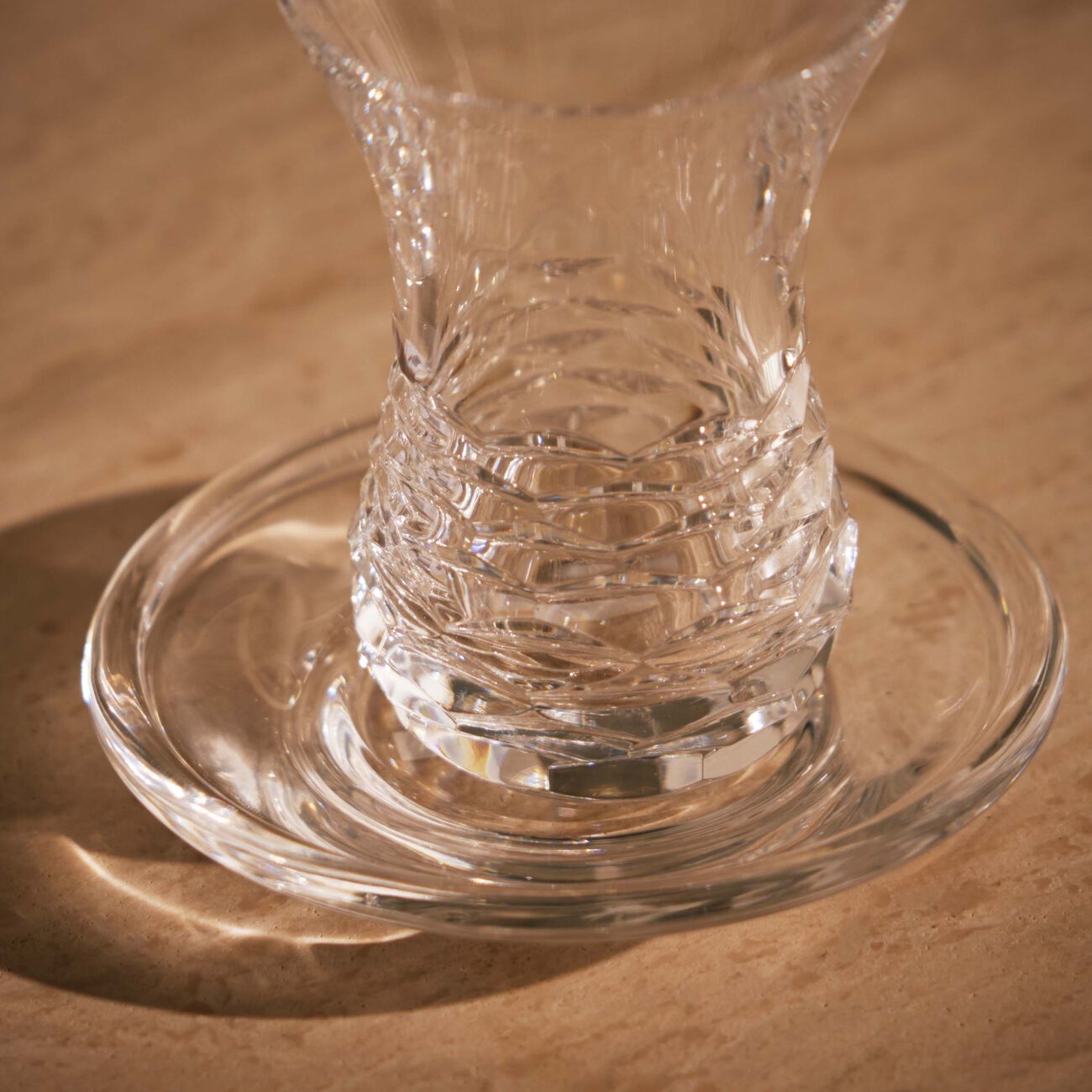 Sensorial Armudu Tea Cup & Saucer Clear mario cioni c sensorial armudu tea cup saucer clear