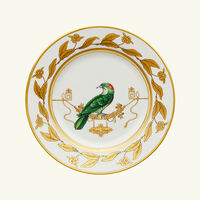 ginori 1735 voli re geai dessert plate round gold 22cm