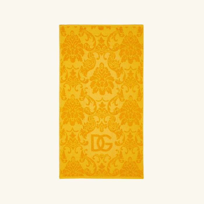 dolce gabbana casa cotton towels orange set of 5
