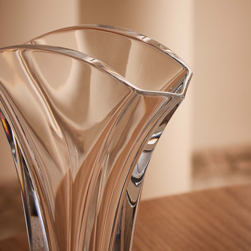 Ginkgo Vase Small Clear baccarat ginkgo vase small clear