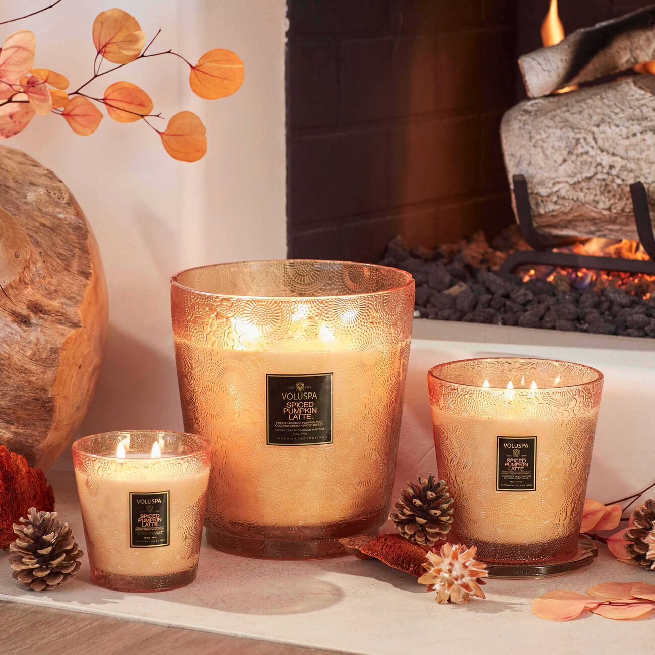 voluspa spiced pumpkin candle