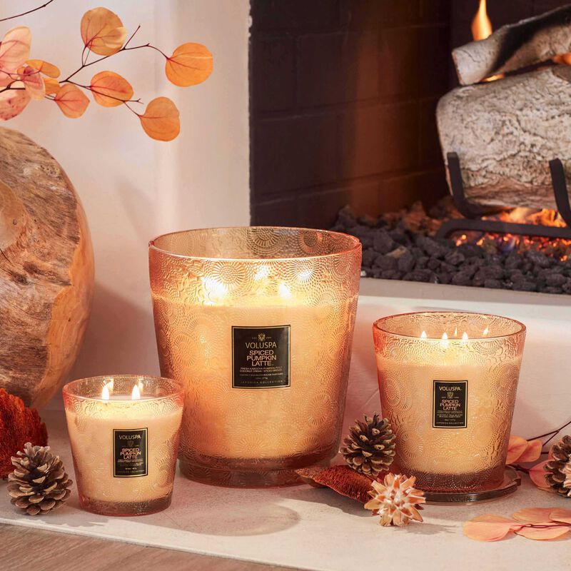 voluspa spiced pumpkin candle