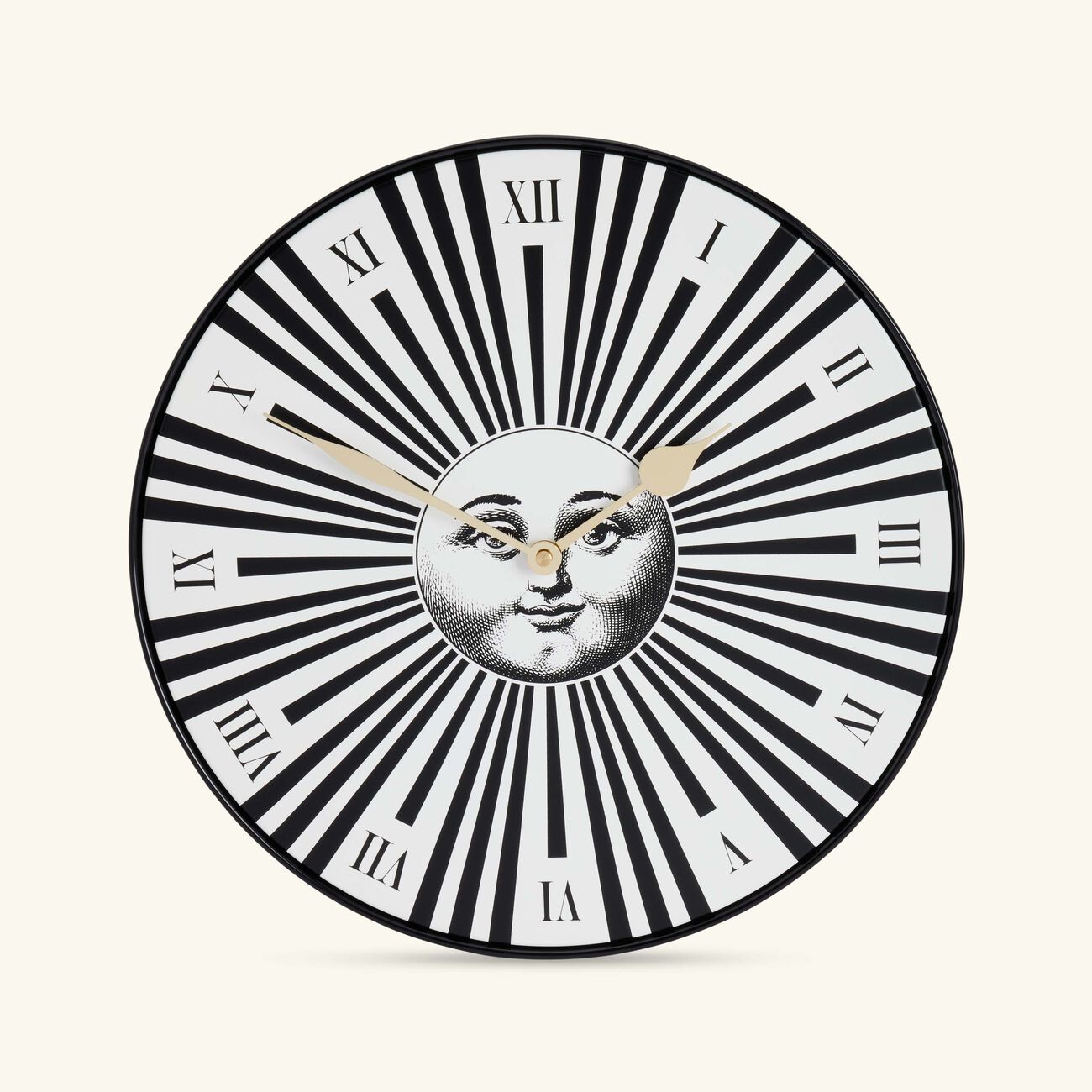 fornasetti sole raggiante wall clock grey