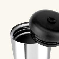 Sky Travel Cup With Straw Silver 0.4L georg jensen sky travel cup with straw silver 0 4l