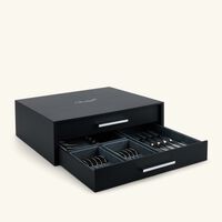 كريستوفل طقم الفضيات بيرلز من الستانلس ستيل مؤلف من 110 قطع