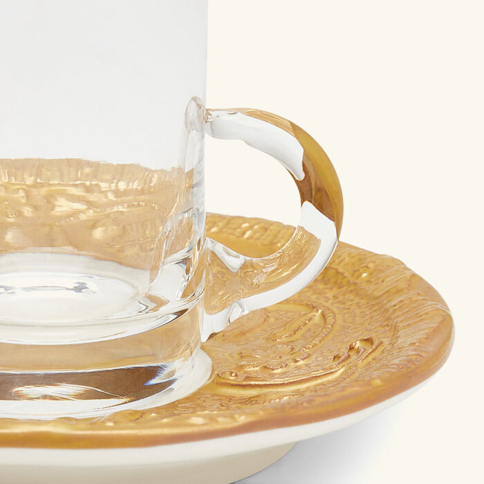 villari taormina arabic tea cup gold