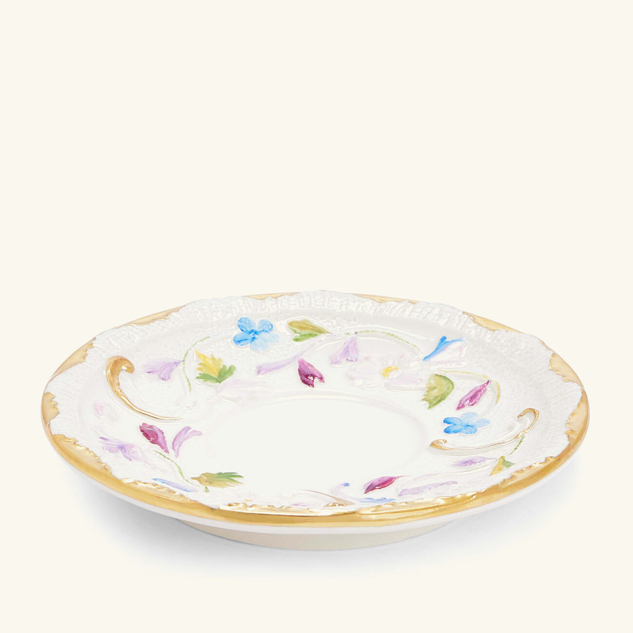 villari taormina coffee cup saucer white