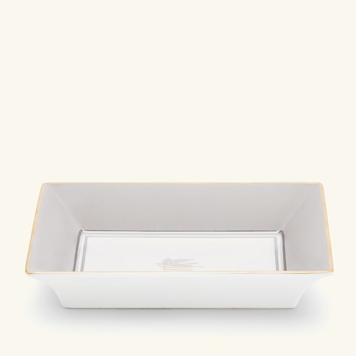 etro pegaso trinket tray rectangular small grey