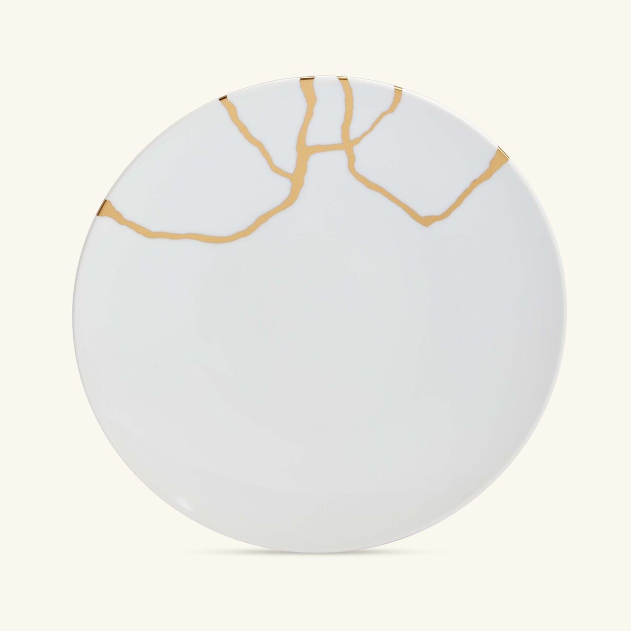 Kintsugi Dinner Plate Round White Set Of 12 bernardaud kintsugi dinner plate round white set of 12