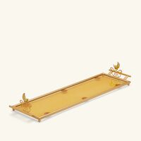 villari extravaganza serving tray rectangular large gold
