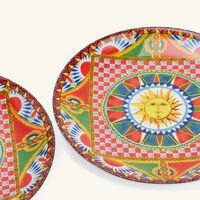 dolce gabbana casa carretto sun dessert plate round 19cm set of 2