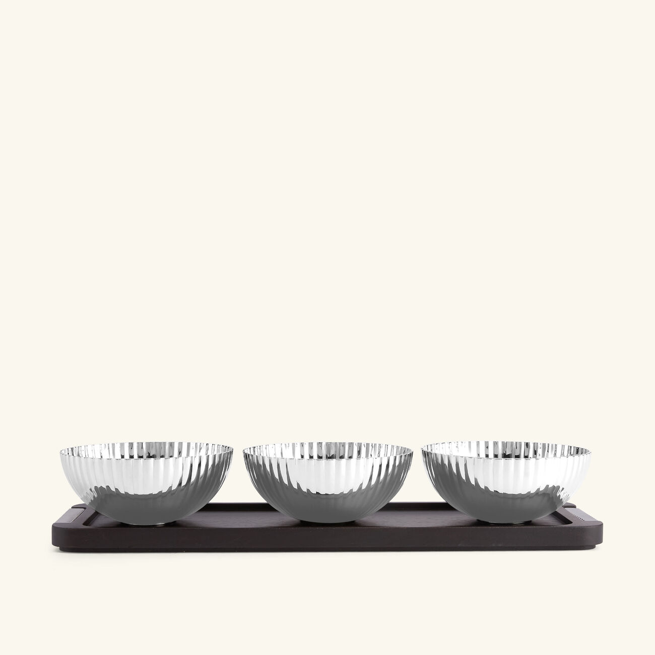 جورج جنسن طقم أوعية التقديم بيرنادوت باللون البني