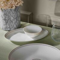 christofle malmaison imp riale serving platter oval white 28cm