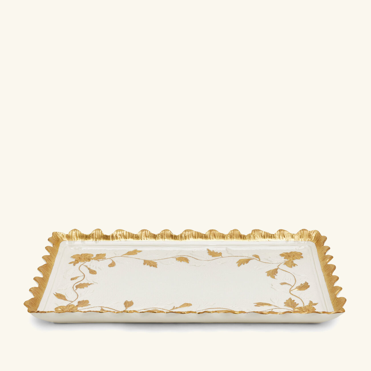 villari taormina serving tray rectangular medium white