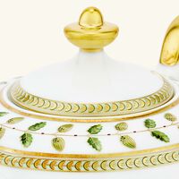bernardaud constance tea pot green