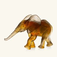 Elephant Savana Figurine Small Black daum elephant savana figurine small black