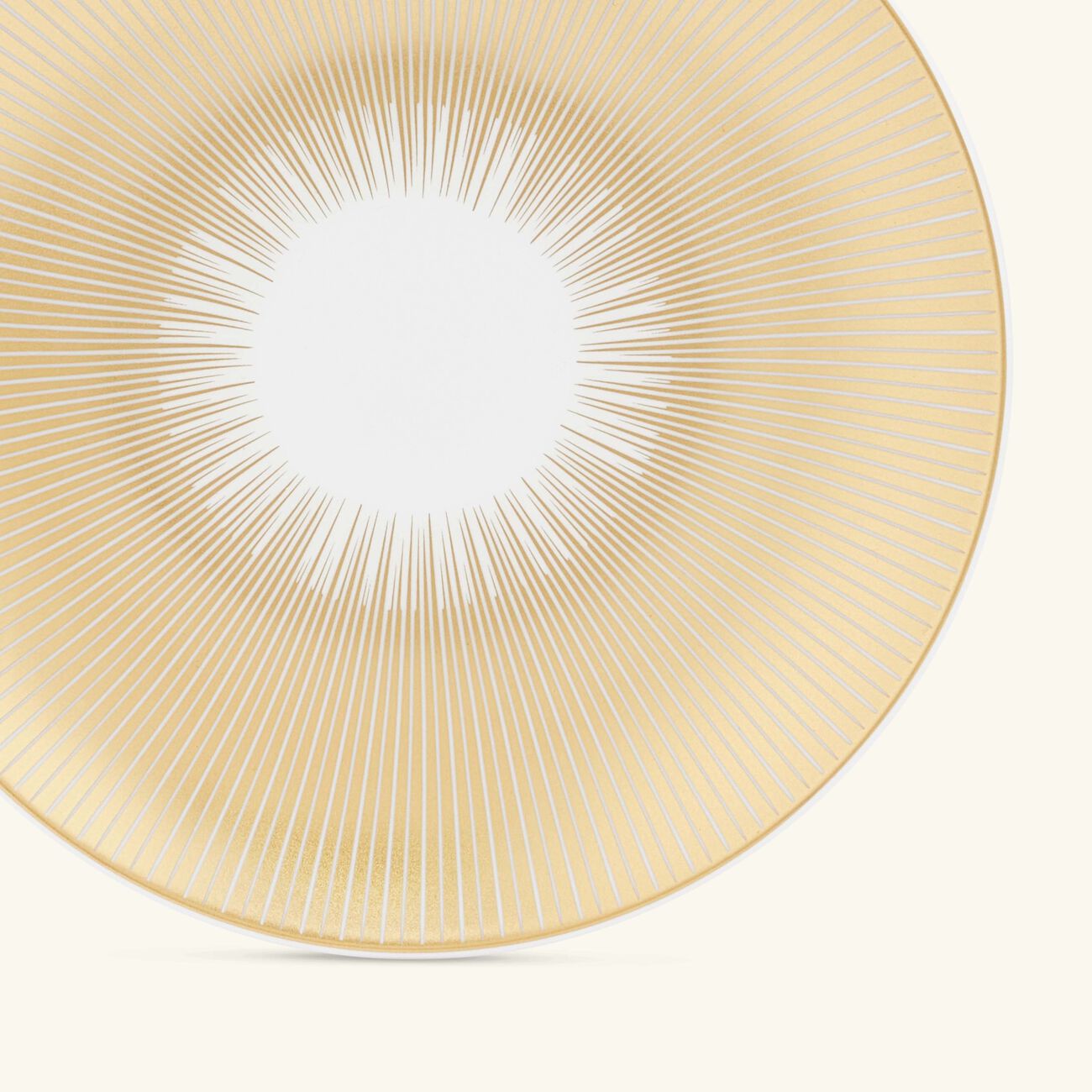 bernardaud sol bread butter plate round gold 16cm
