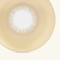 bernardaud sol bread butter plate round gold 16cm