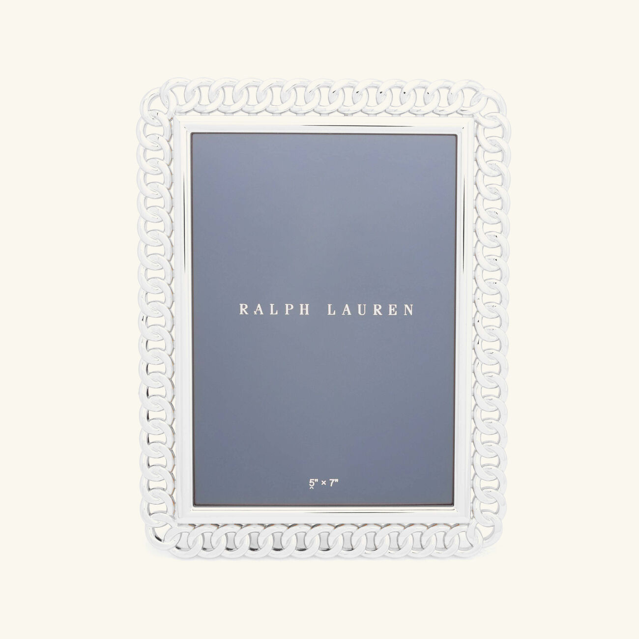 ralph lauren home blake picture frame silver 12x17cm