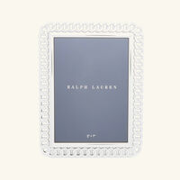 ralph lauren home blake picture frame silver 12x17cm
