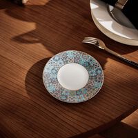 haviland portofino bread butter plate round blue 16cm