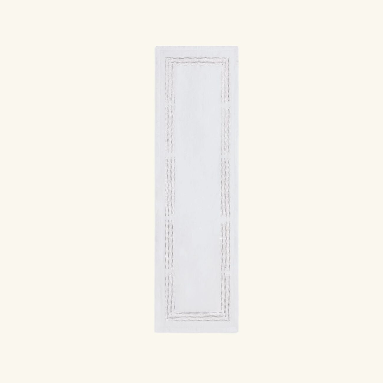 catherine denoual palazzo table runner white