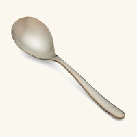 christofle l ame de cream soup spoon black