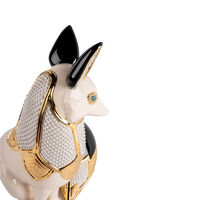 lladro fox jewel sculpture