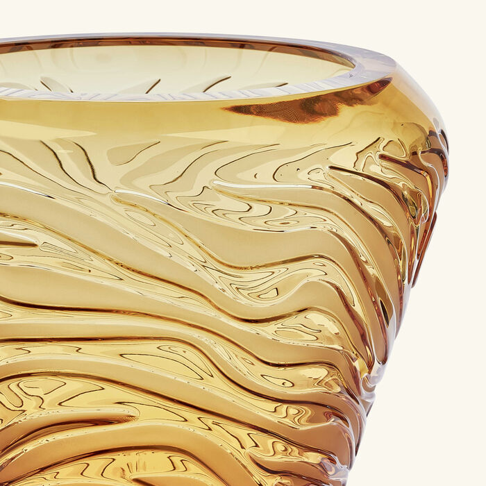 lalique tigre vase large gold