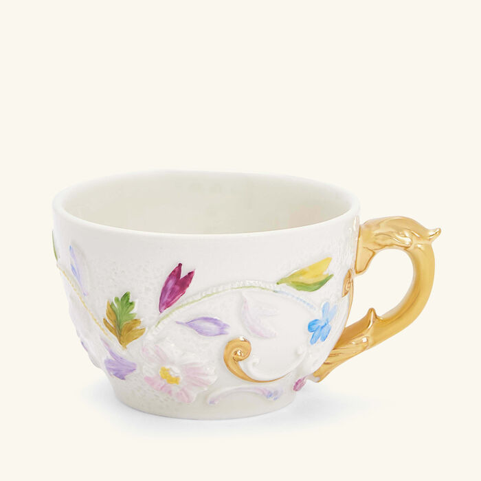 villari taormina coffee cup saucer white