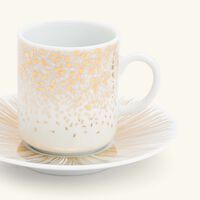 Tamrah Dates Spread Top Cup & Saucer Gold Set of 2 silsal tamrah dates spread top cup saucer gold set of 2