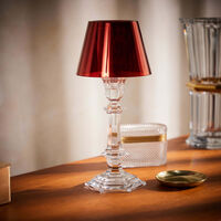 baccarat our fire candle holder clear