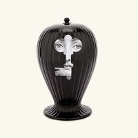 fornasetti serratura rigato vase black