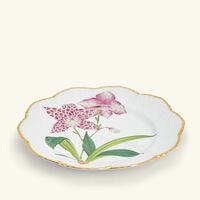pinto paris histoires d orchidees dinner plate round green 26cm