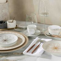 christofle malmaison imp riale coffee cup saucer white set of 2