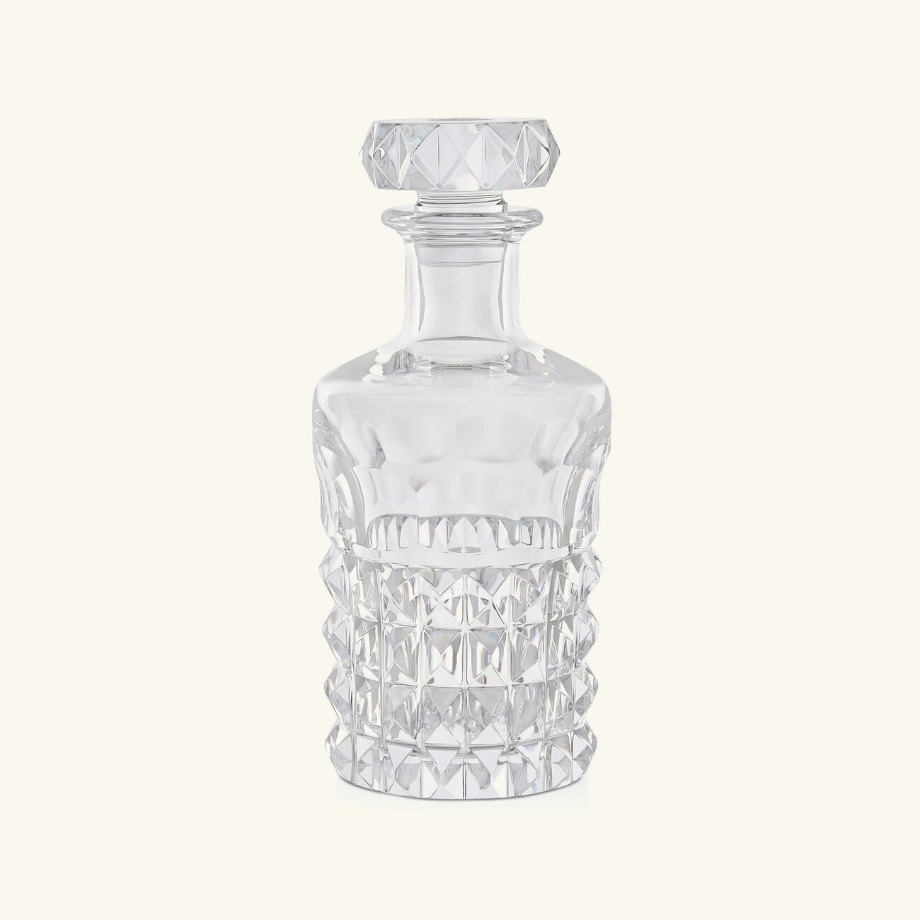 baccarat louxor whiskey decanter clear