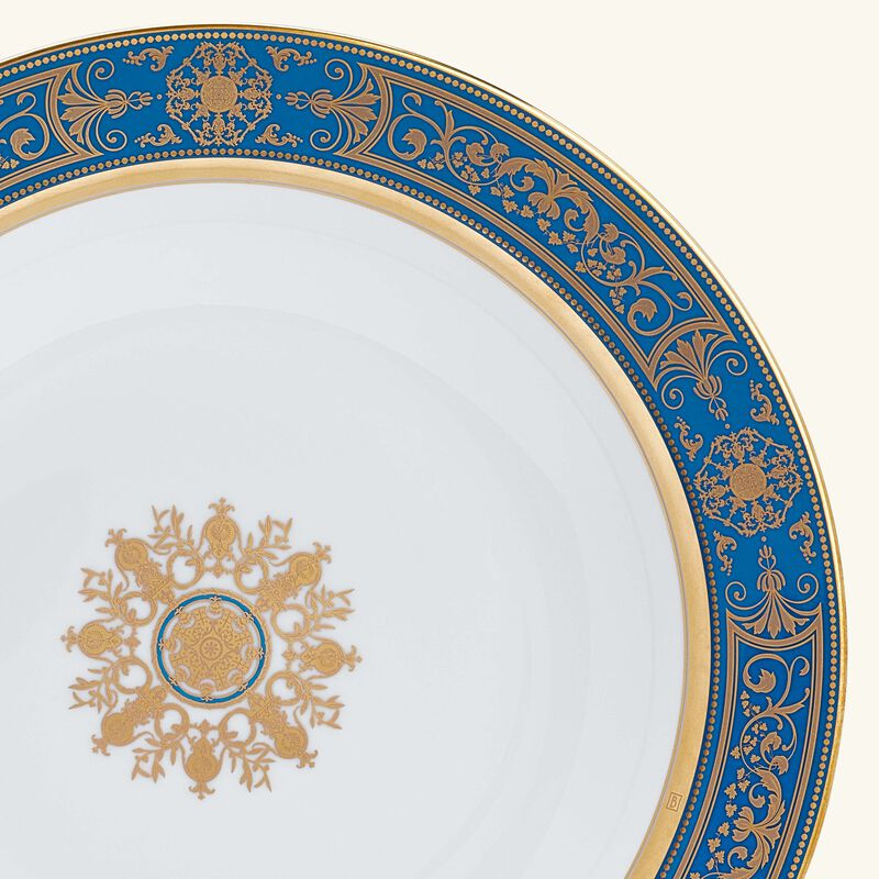 برناردو طبق أو روا العميق دائري باللون الذهبي 29 سم