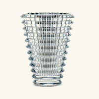 baccarat eye vase round small pink