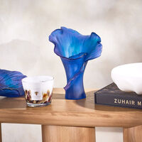 Arum Vase Medium Blue daum arum vase medium blue