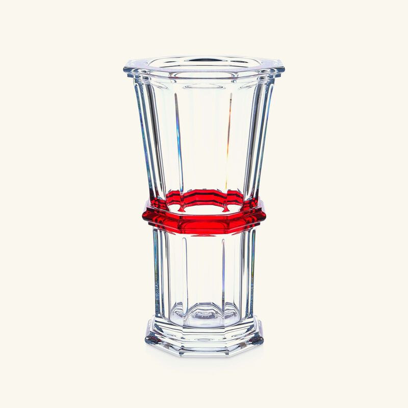 baccarat harcourt 1841 vase medium clear