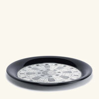 fornasetti cortile tray round large grey