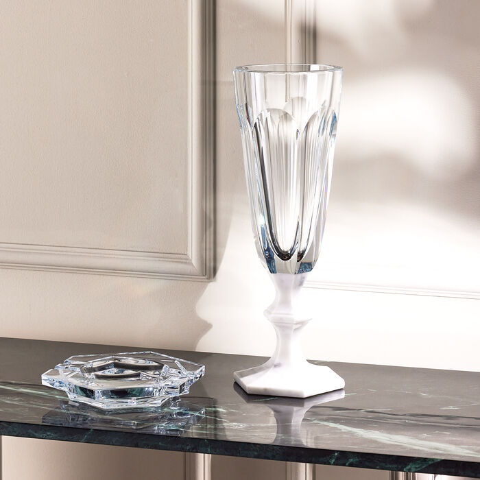 baccarat harcourt abysse ashtray octagonal clear